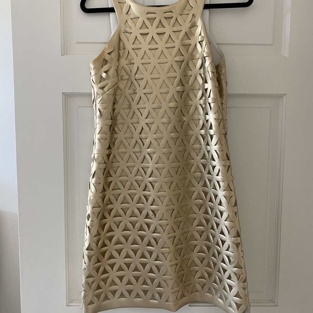 Lily Pulitzer Dress Gold Medium